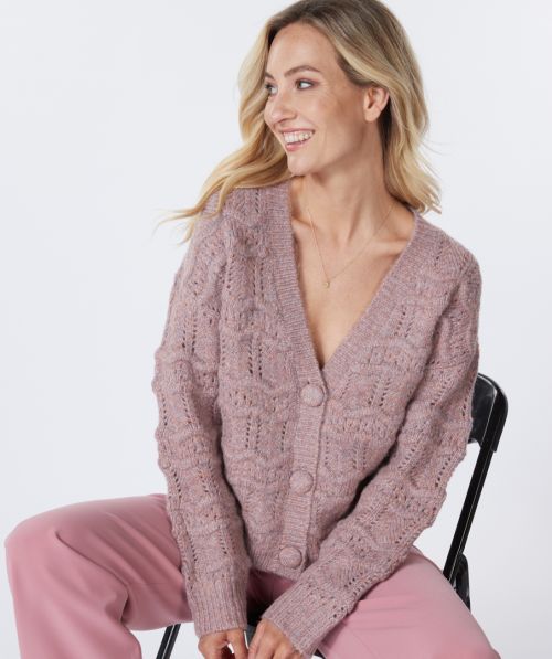 Cardigan chunky knit