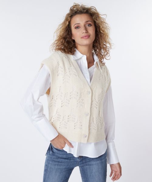 Spencer pointelle knit