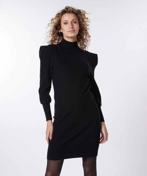 Dress rib fancy shoulder