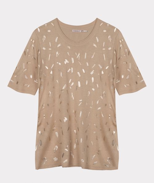 Sweater foil print