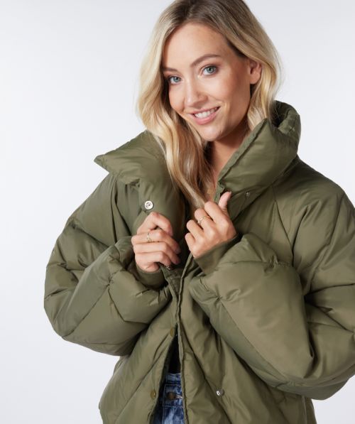 Jacket down cropped