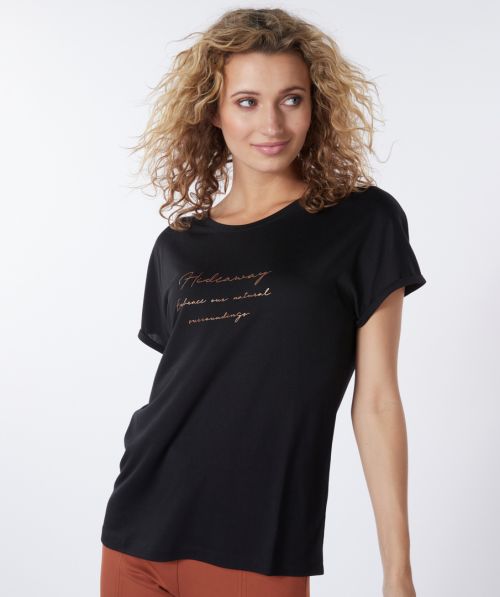T-shirt modal print "Hideaway"