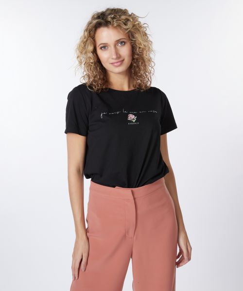 T-shirt foil "La vie en Rose"