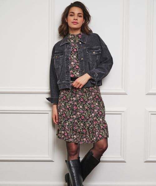 Jacket jeans smock oversized