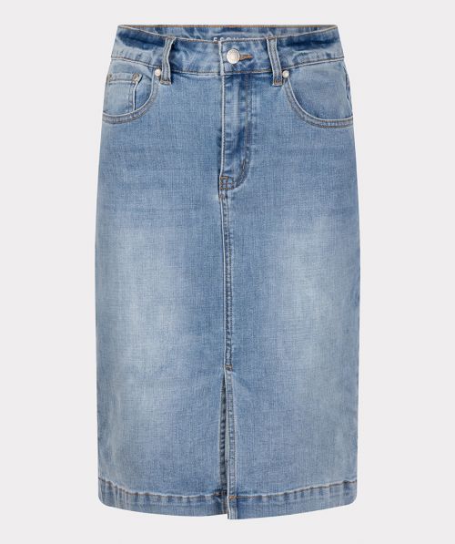 Skirt jeans front split