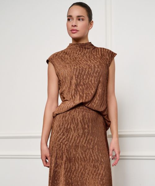 Top crinkle velvet