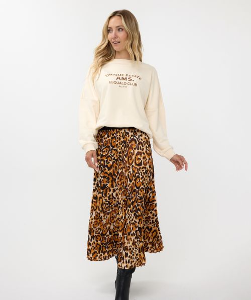 EsQualo Skirt plisse Animal Land