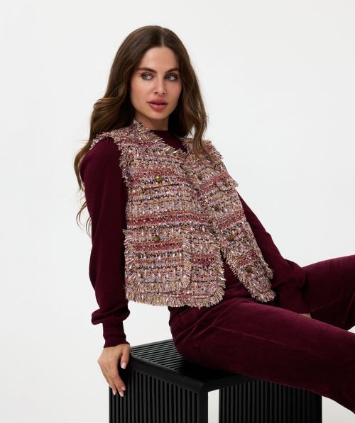 EsQualo Gilet tweed