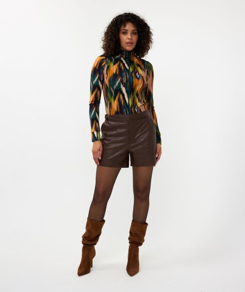 EsQualo Shorts vegan leather