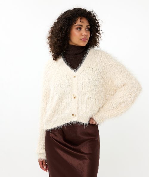 EsQualo Cardigan short hairy