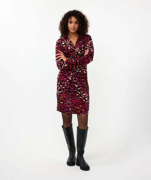 EsQualo Dress knot Floral Gem SJ