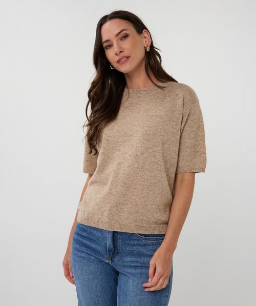 EsQualo Sweater s/slve wool