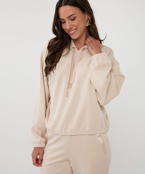 EsQualo Sweater hoodie modal