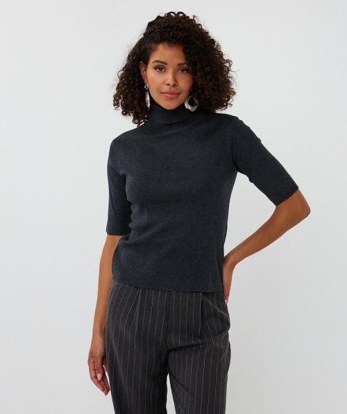EsQualo Sweater rib col