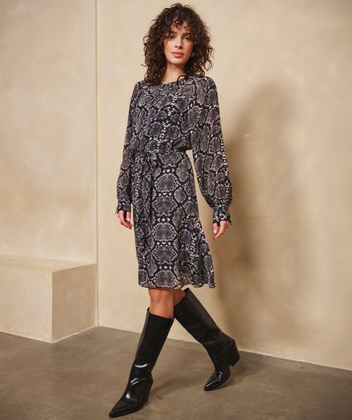 EsQualo Dress City Snake
