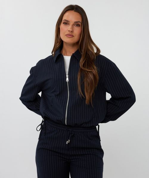 EsQualo Jacket bomber pinstripe
