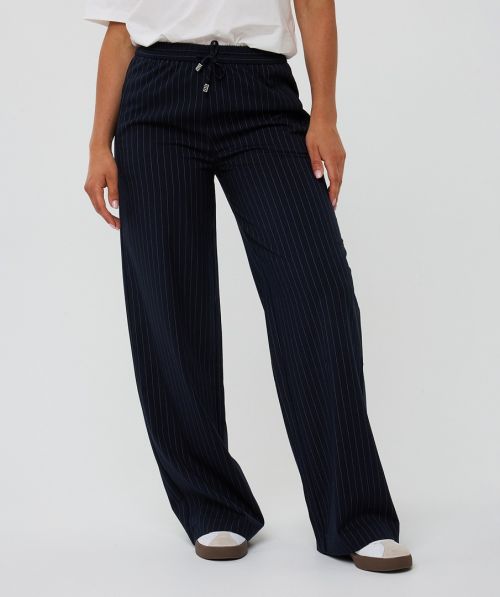 EsQualo Trousers drawstrings pinstripe