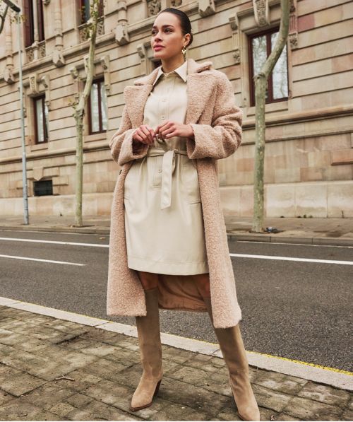 EsQualo Dress super soft vegan leather