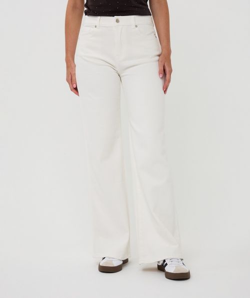EsQualo Trousers wide leg five pockets