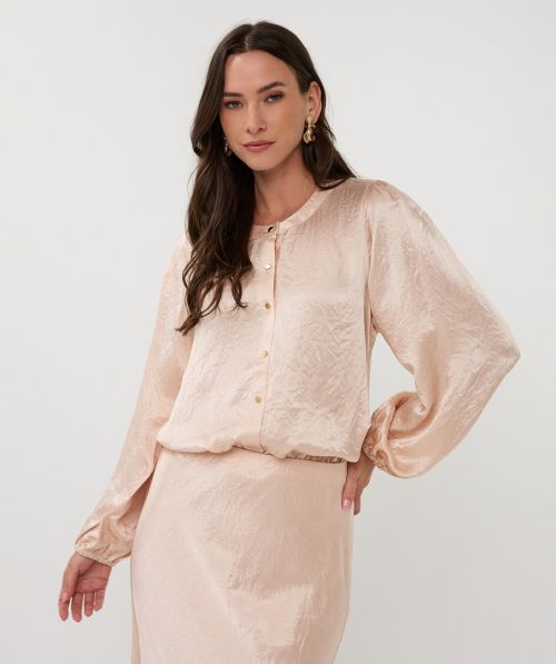 Blouse balloon sleeve Acetate