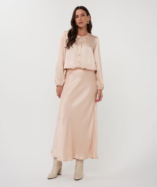 Skirt long acetate