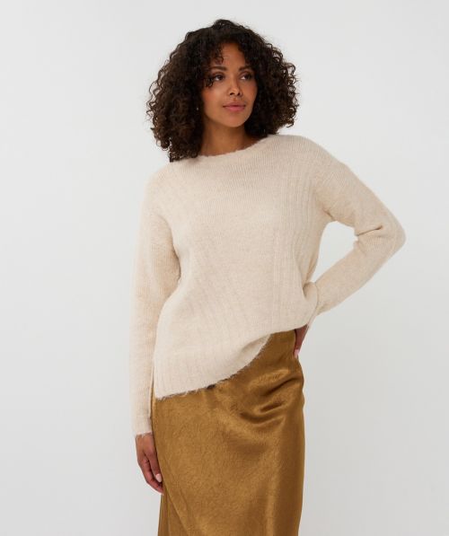 EsQualo Sweater diagonal lines