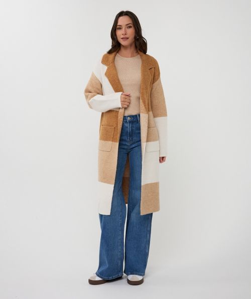 EsQualo Cardigan long blocks