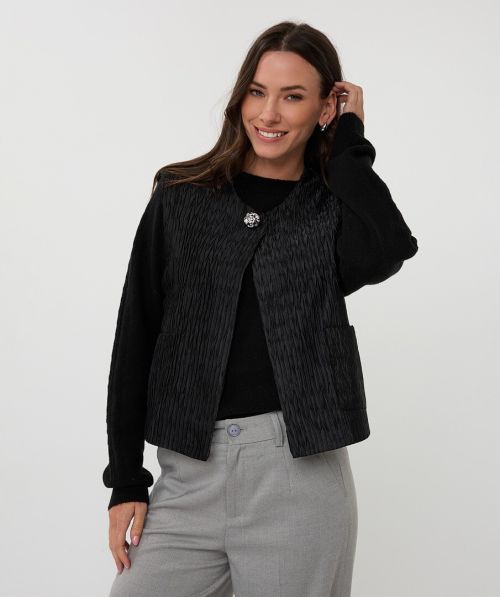 EsQualo Gilet crinkle