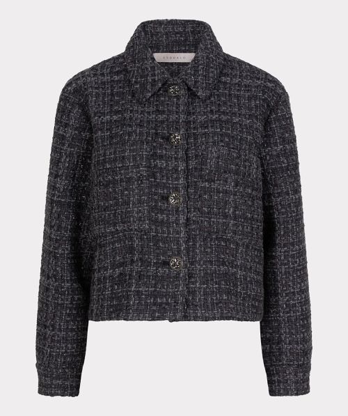EsQualo Jacket tweed fancy buttons