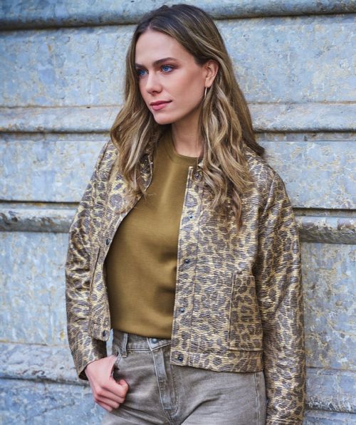 EsQualo Jacket Leopard