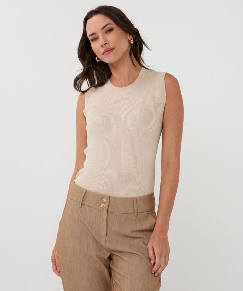 EsQualo Sweater slv/lss rib