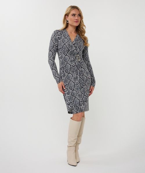 EsQualo Dress buckle City Snake SJ