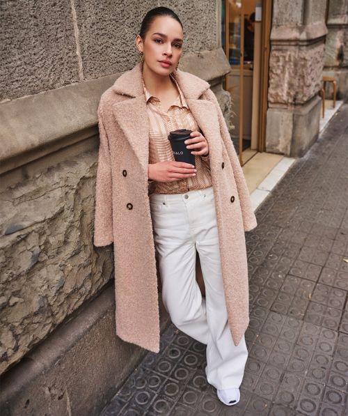 EsQualo Coat boucle
