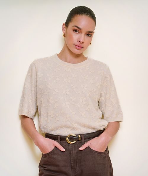 Sweater s/slve lace
