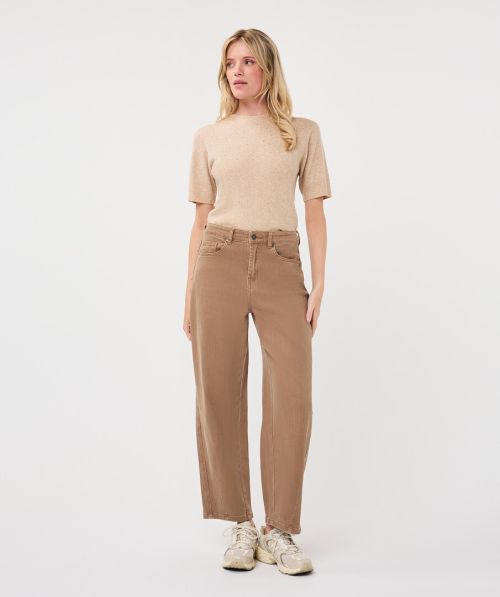 Trousers barrel denim