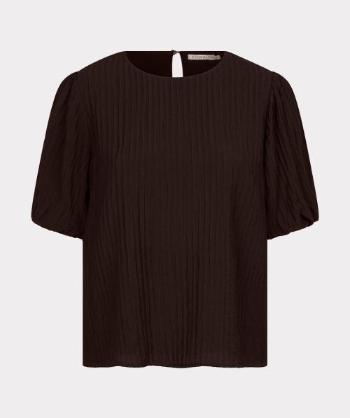 Blouse puff s/slve crinkle