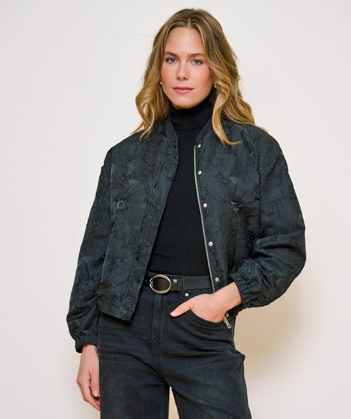 Jacket fancy crinkle