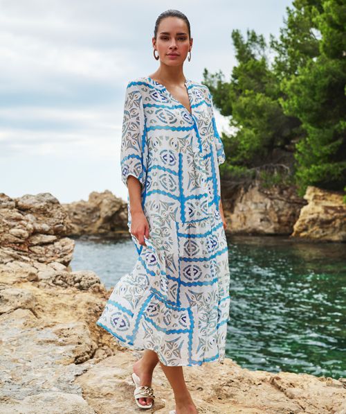 EsQualo Dress long Ocean Wonder