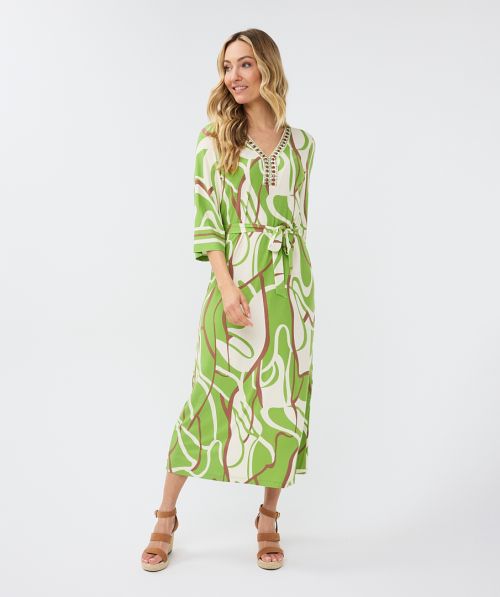 EsQualo: Dress long Paradise Swirl