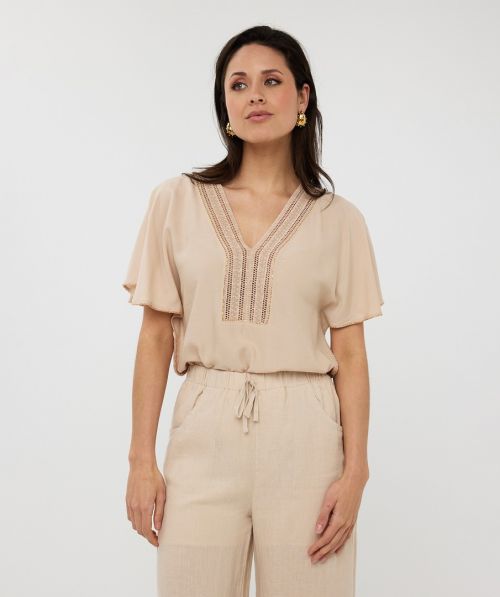 EsQualo Blouse embellished