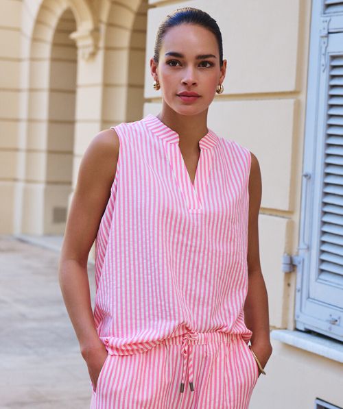 Blouse slv/lss stripe