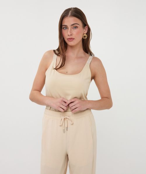 Singlet lurex straps