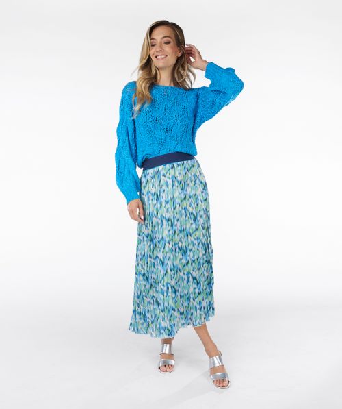 EsQualo Skirt plisse Bayside
