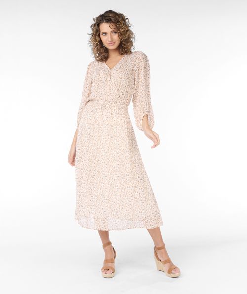 EsQualo Dress overlap Pastel Cheetah
