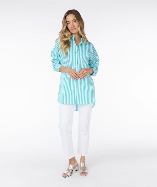 EsQualo Blouse oversized striped
