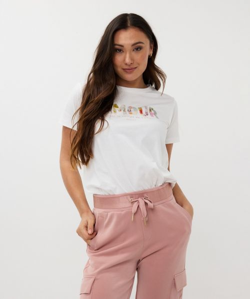 EsQualo T-shirt patched Print