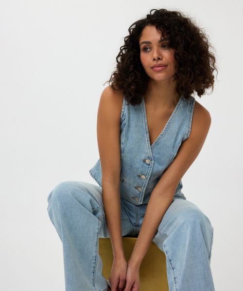 EsQualo Gilet denim