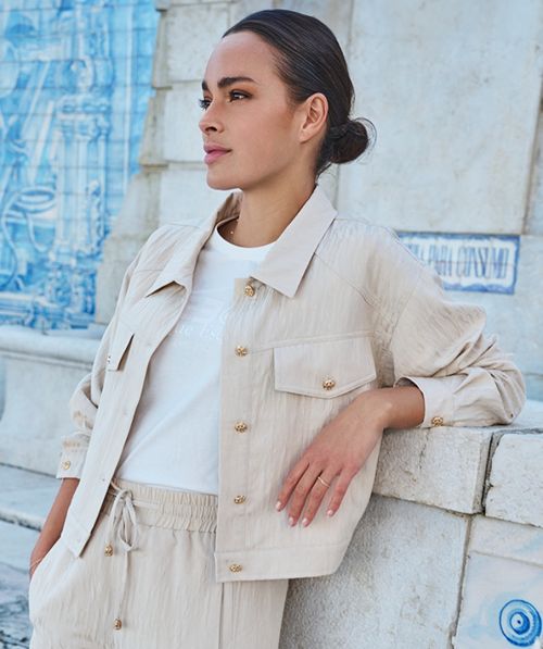 EsQualo Jacket jacquard