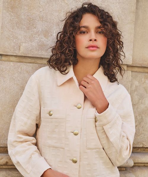 EsQualo Jacket fancy graphic print