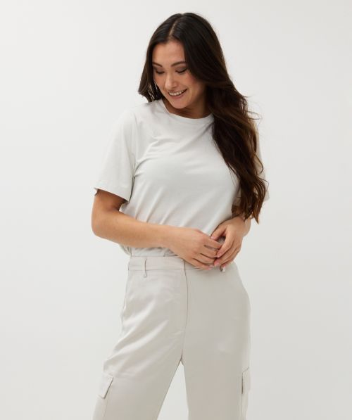 EsQualo T-shirt wide fit lurex